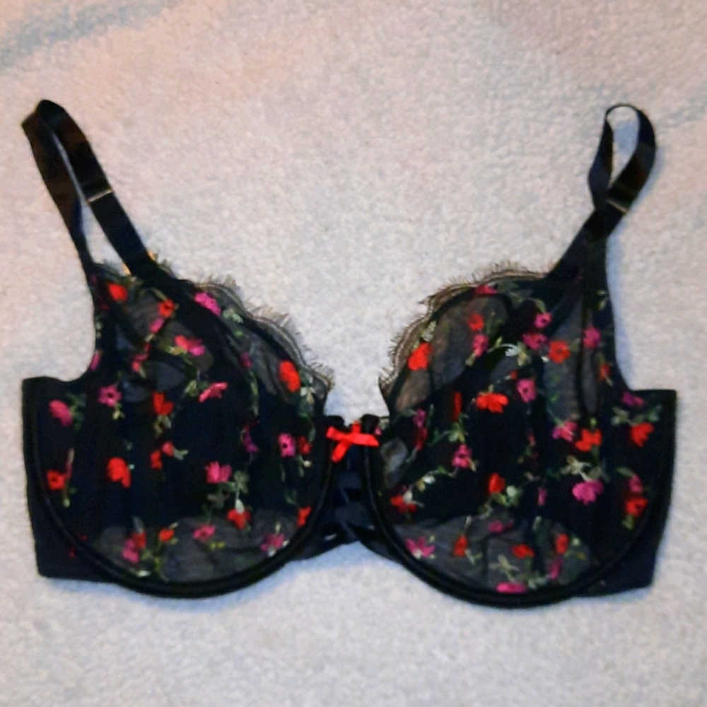 Black Sheer Bra